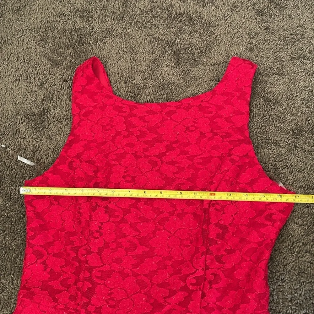 Speechless, red lace dress size 13 - Picture 6 of 7